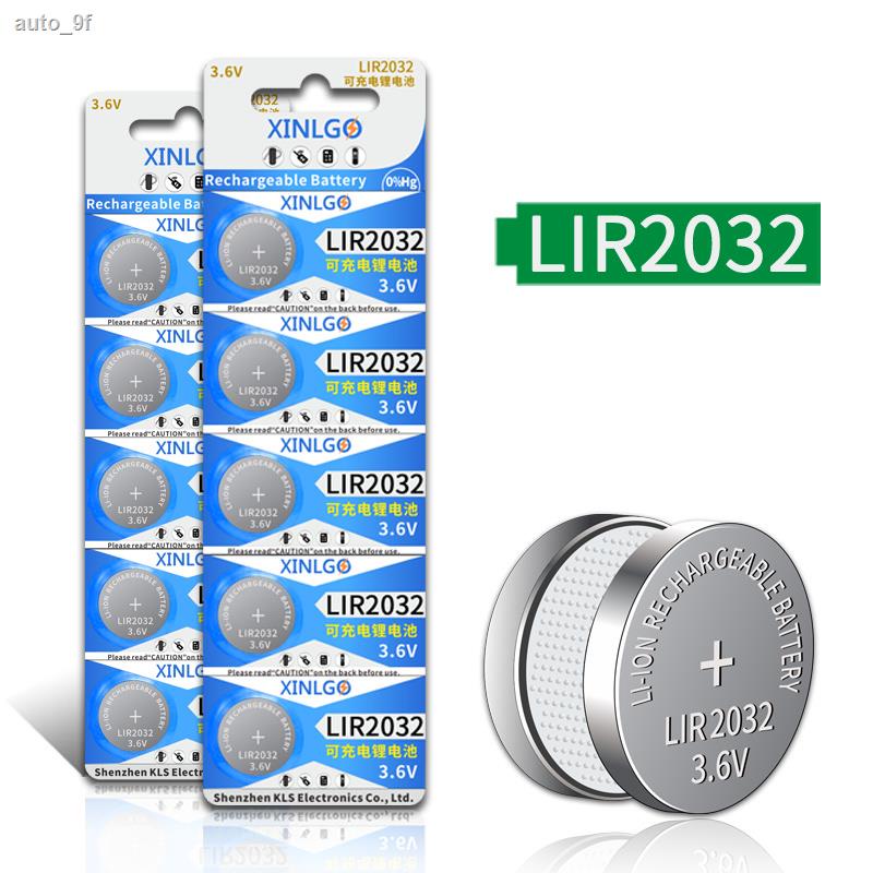 3.6v แบตเตอรี่ลิเธียมแบบชาร์จไฟได้เดิม LIR2032 ลิเธียมเมนบอร์ดคอมพิวเตอร์ LIR2025/LIR2016 dedicated