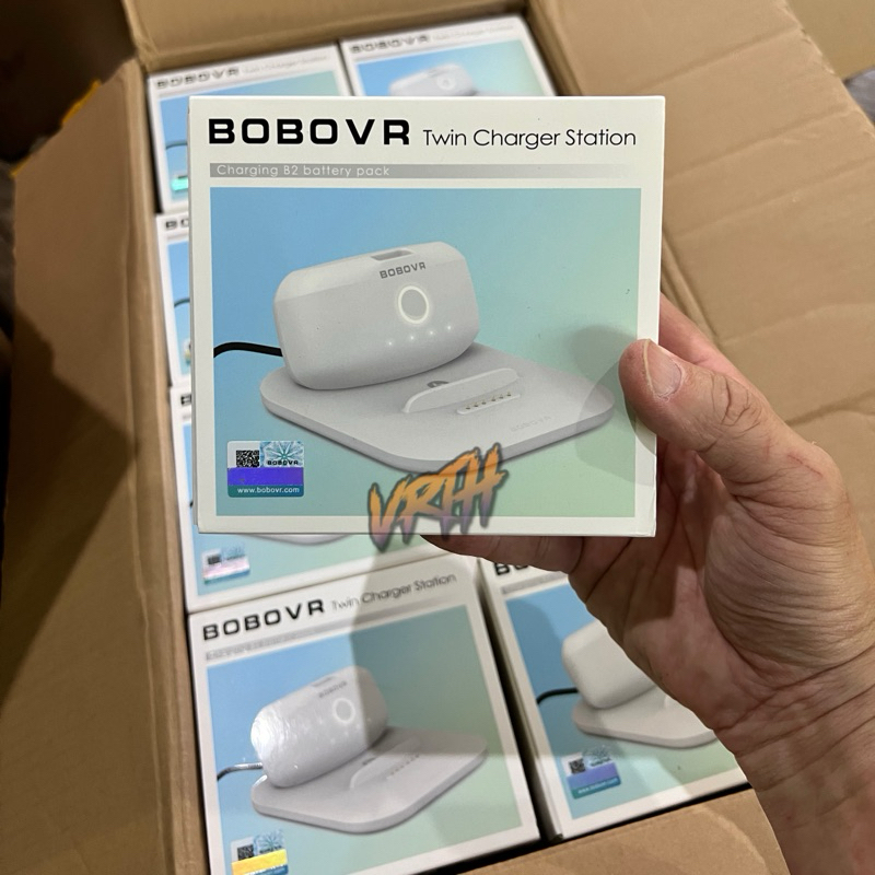 BOBOVR BD2 Dock Charger Quest 3 แบตเตอรี่ 5,200mAh 1 ก้อน + แท่นชาร์ต 2 จุด | VRTH