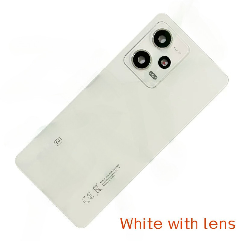 ฝาครอบแบตเตอรี่ พร้อมเลนส์กล้อง คุณภาพสูง แบบเปลี่ยน สําหรับ Xiaomi Redmi Note 12 Pro 5G