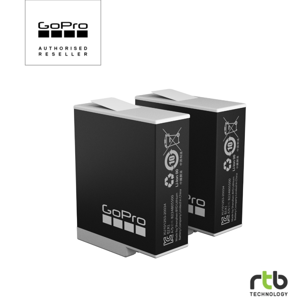 GoPro Batteries แบตเตอรี่ลิเธียมไอออน Enduro 2 Pack Dual Battery Charger