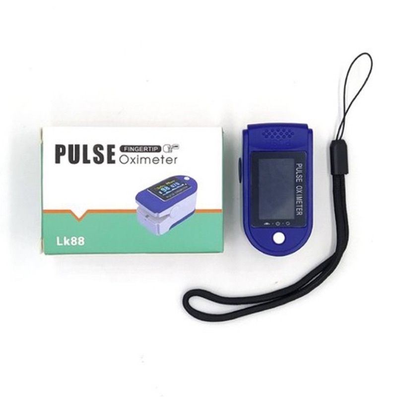 เครื่องวัดออกซิเจนที่ปลายนิ้ว Pulse fingertip oximeter รุ่น LK88 (ไม่ได้แถมแบตเตอรี่ให้)