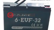Gowei CHAOWEI แบตเตอรี่ตะกั่ว (แห้ง)แบตรถไฟฟ้า 12v แบตมอเตอร์ไซค์ 6-evf-32 แบต12V32AH แบตเตอรี่สามล้อไฟฟ้า