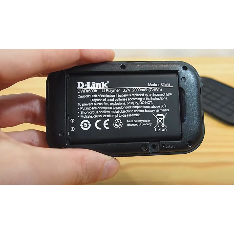 แบตเตอรี่ 2000mAh รหัส DWRr600b สำหรับ Pocket WiFi D-LINK รุ่น DWR-932C