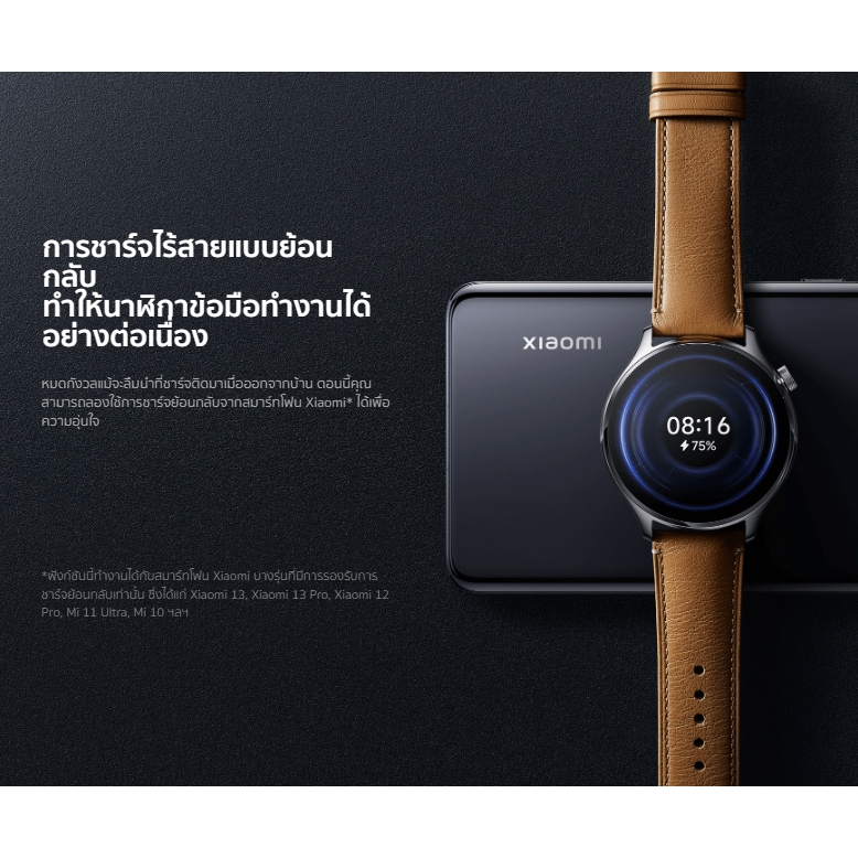 Xiaomi Watch S1 PRO  รับประกันศูนย์ไทย 1ปี  สมาร์ทวอทช์ 1.47 นิ้ว หน้าจอ AMOLED แบตเตอรี่ 14 วัน GPS 5ATM กันน้ํา โทรเข้