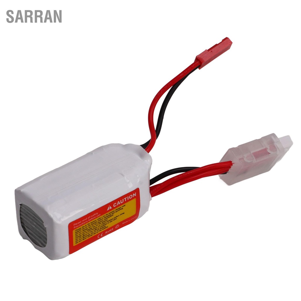 SARRAN RC LiPo แบตเตอรี่ 11.1V 70C อัตราการไหล 3S JST ปลั๊ก 350mAh สำหรับรีโมทคอนโทรลยานพาหนะ