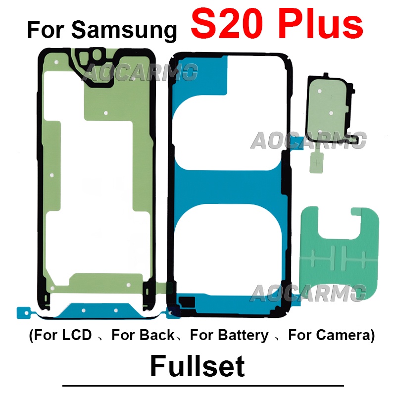 สติกเกอร์แบตเตอรี่ หน้าจอ LCD มีกาวในตัว สําหรับ Samsung Galaxy S20 S21 S22 Plus Ultra s21FE S22U