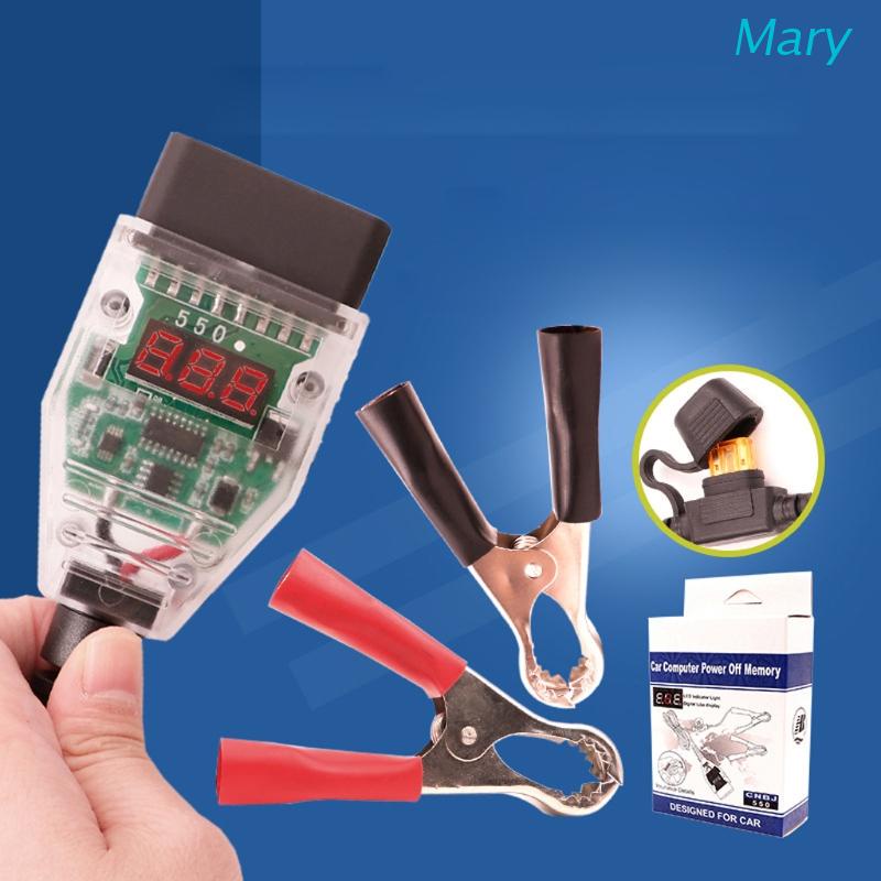 Mary OBD2 เครื่องมือประหยัดแบตเตอรี่รถยนต์ ECU Memory Saver