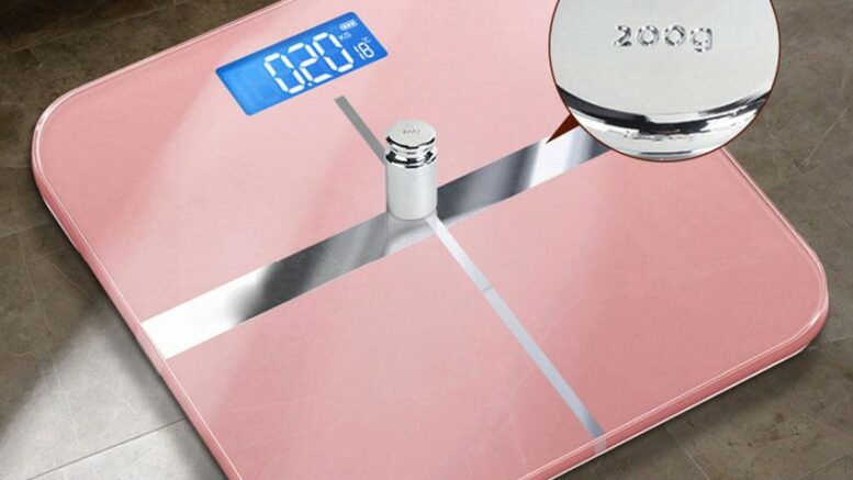 พร้อมแบตเตอรี่ Electronic weight personal bathroom scale 1023