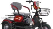 (**พร้อมแบต**) Electric Bicycle มอเตอร์ไซค์ไฟฟ้าสามล้อ 48V มีกระจก มีไฟเลี้ยว รถไฟฟ้าผู้ใหญ่ จักรยานไฟฟ้าผู้ใหญ่ ไฟ LED