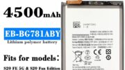แบตเตอรี่ Battery Samsung A52 4G 5G A52s 5g S20 FE รับประกัน 6 เดือน