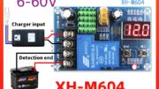 XH-M604 โมดูลควบคุมการชาร์จแบตเตอรี่ 6-60V แบตเตอรี่ขนาด 12V 24V 48V Battery Lithium Battery Charge Control Module Batte
