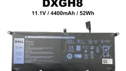 DELL แบตเตอรี่แล็ปท็อป DXGH8 เข้ากันได้ XPS 13 9370 9380 Ultrabook Series DXGH8