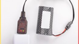 [Baosity1] ที่ชาร์จแบตเตอรี่ USB 7.4V 3 Pin พร้อมไฟแสดงสถานะ LED 500MA สําหรับรถบังคับ เฮลิคอปเตอร์ เครื่องบิน รถบรรทุก