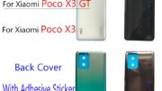 ฝาครอบแบตเตอรี่ด้านหลัง พร้อมกาว สําหรับ Xiaomi Poco X3 GT Poco X3 NFC