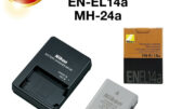 Nikon EN-EL14a ENEL14a EN-EL14 MH-24a MH24a Battery Charge นิคอน แบตเตอรี่ ที่ชาร์จ แท่นชาร์จ Df D5600 D5500 D5300 D3...