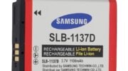 SLB-1137D SLB 1137D SLB1137D แบตเตอรี่กล้องดิจิตอลสำหรับ Samsung L74 I80 NV106 NV40 NV100HD TL34HD HD NV24HD