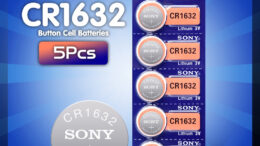5 ชิ้น/ล็อต Sony CR1632 ปุ่มแบตเตอรี่สำหรับนาฬิการถ Remote Key cr 1632 ECR1632 GPCR1632 3 v Lithium