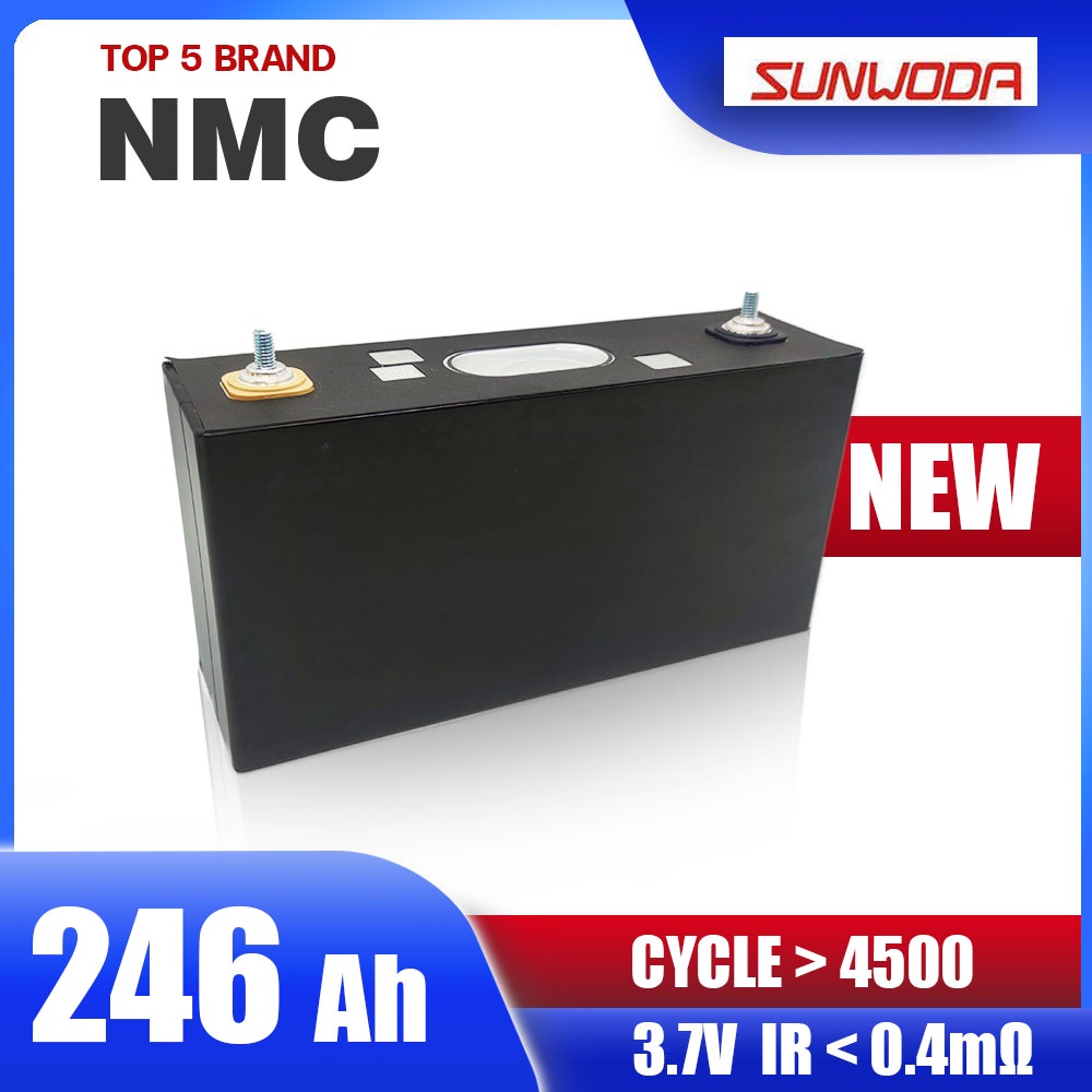 แบตเตอรี่​ NMC 246 ah 246ah SUNWODA ลิเธียม 3.7V Lithium Ion NMC GRADE A​ UPS​ Battery รถกอล์ฟ​ ระบบโซล่าเซลล์